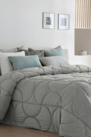 Přehoz na postel Arni Grey, šedý, 250x270 cm