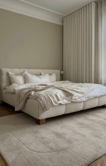 Vlněný koberec Cursive Expanse Beige, béžový