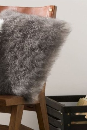 Kašmírový polštář Nanny Grey, šedý