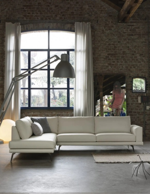 Minimalistická pohovka Philip, 228 cm, snímatelný potah