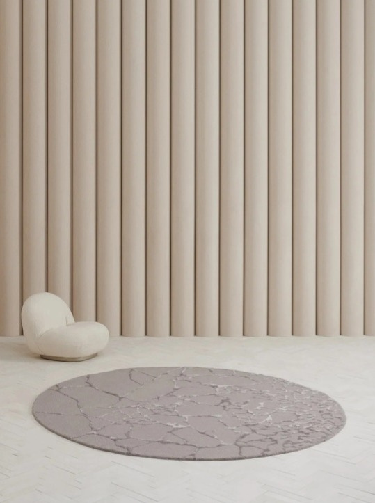 Kulatý koberec Marmo Stone
