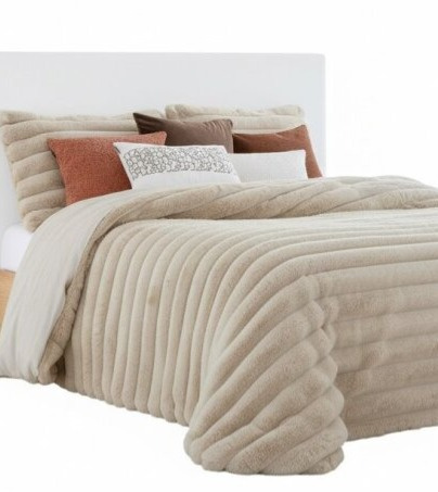Hřejivý přehoz Cedric Beige, béžový, 250x270 cm