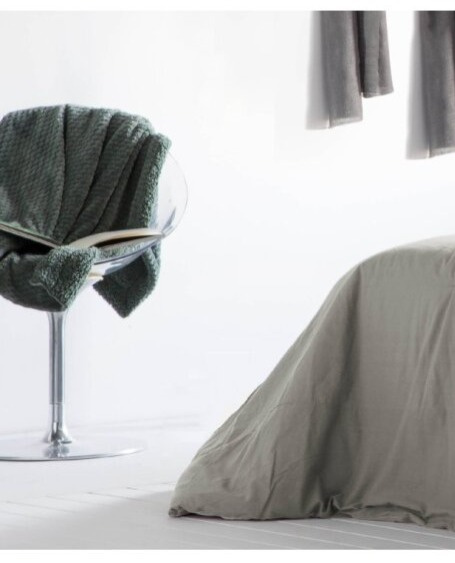 Pléd Delme Green, zelený, 130x170 cm