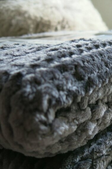 Pléd Lander Grey, šedý, 130x170 cm