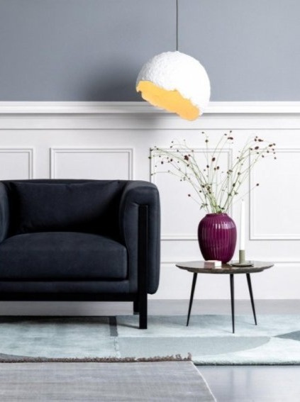 Vlněný koberec Satomi Antracit