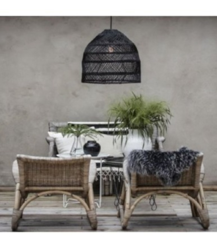 Tibetská kožešina černá Snowtop, 95x55 cm