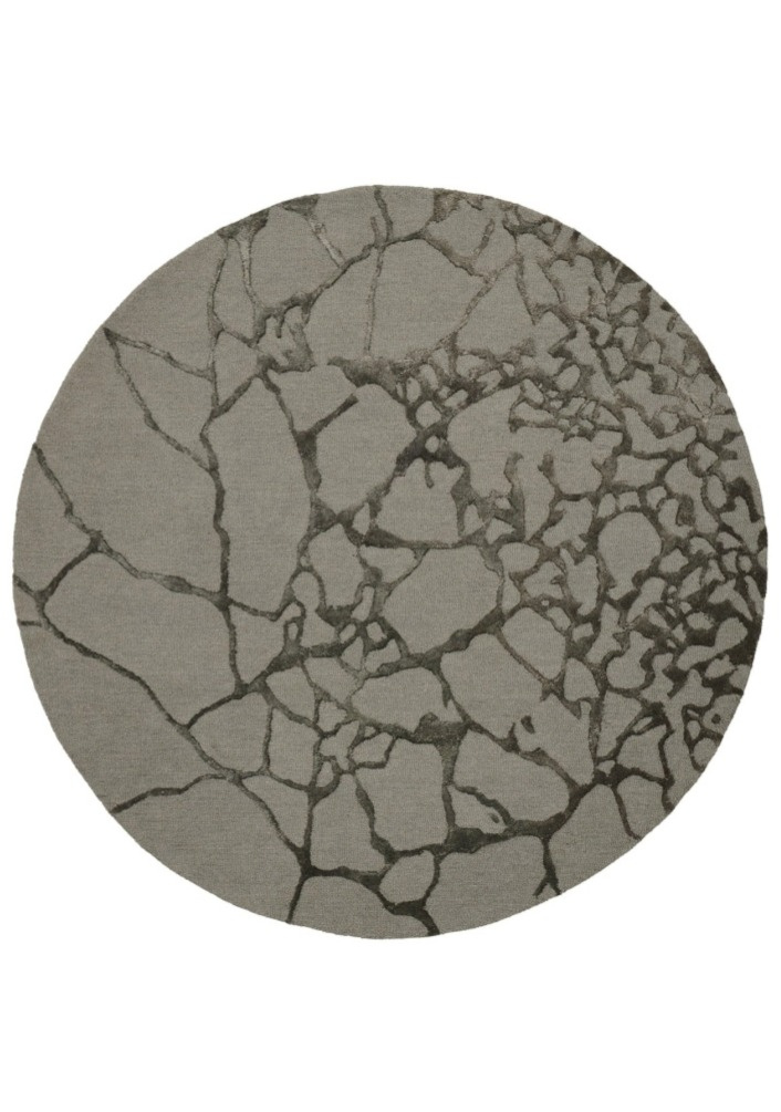 Kulatý koberec Marmo Green