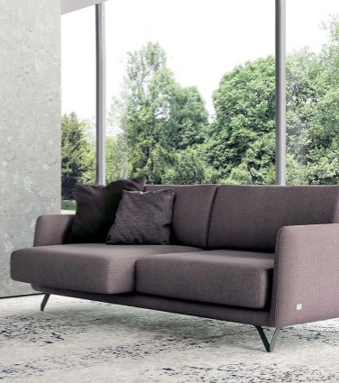 Polohovací pohovka Bristol, 220 cm, látka, kůže