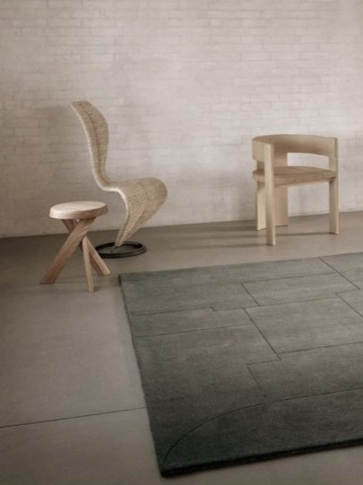 Koberec Geometric Maze Moss, mechový