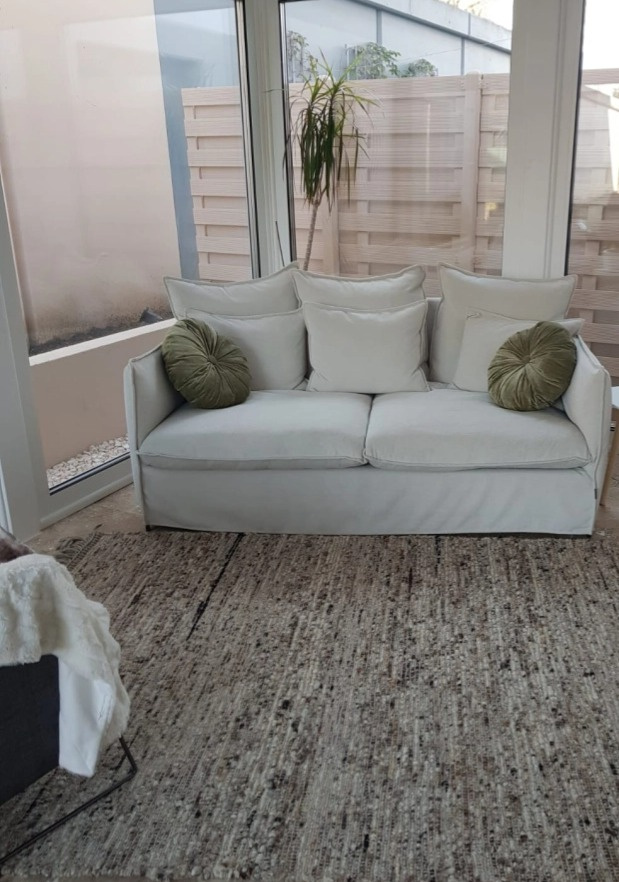 Vlněný koberec Vesle Beige, béžový