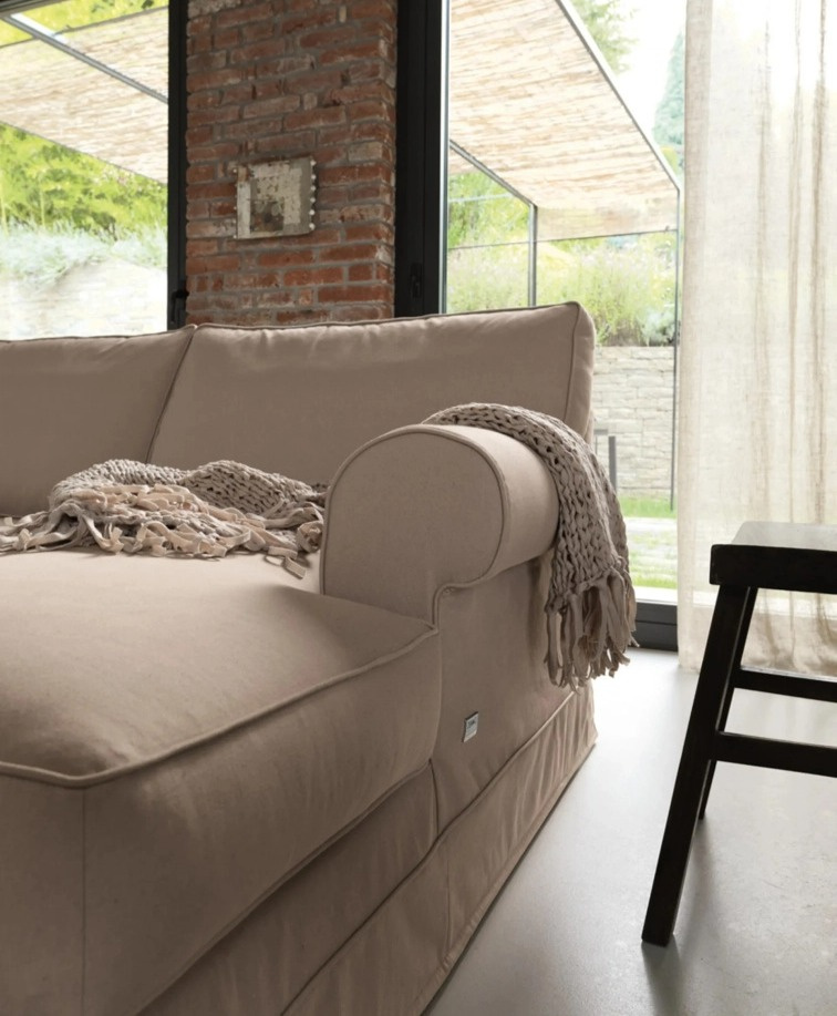 Klasická pohovka Prince, 216 cm, látka