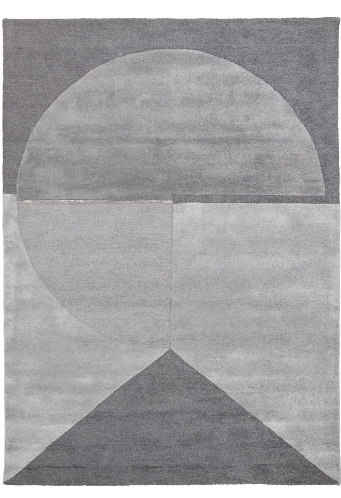 Vlněný koberec Satomi Antracit