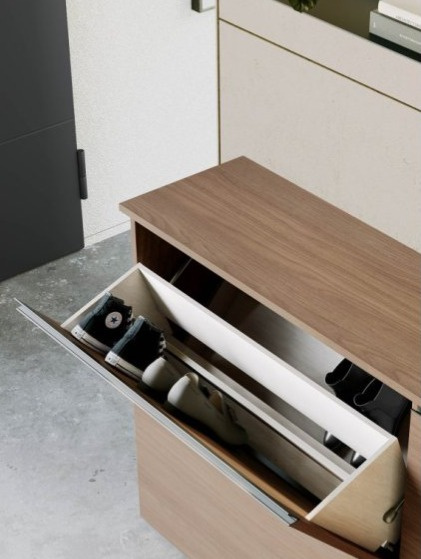 Dvojitý botník Minima pro 16, 32, 48 párů bot, výška 91,8 cm