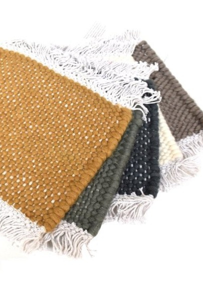 Vlněný koberec Birla Yellow, žlutý