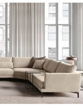 Modulární pohovka Elton, 234 cm, snímatelný potah