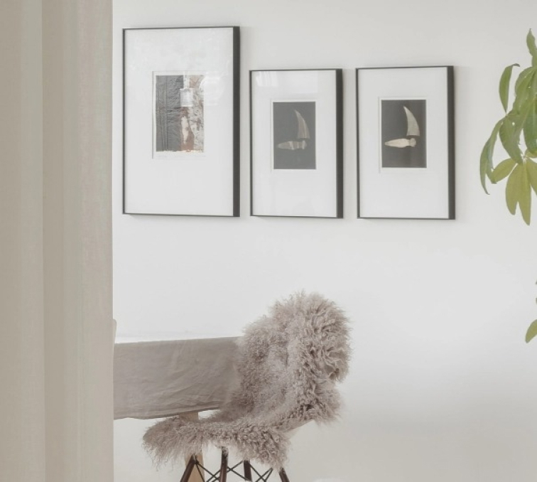 Polštář Snowtop, tibetská kožešina, světle šedá, 60x40 cm