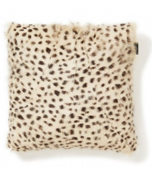 Polštář kozí kůže Panther, 45x45 cm