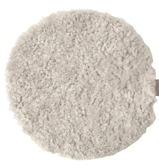 Kožešina na židli Curly Sand, O34 cm