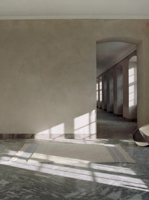 Vlněný koberec Humble Act Ivory, slonová kost