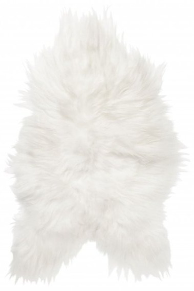 Islandská ovčí kožešina Molly, bílá, 90x60 cm
