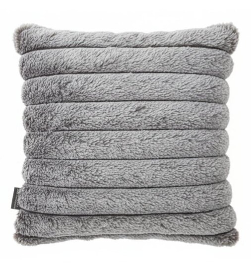 Polštář Rocky Smoke, kouřově šedý, 45x45 cm