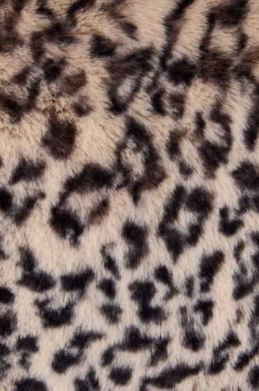 Leopardí přehoz Leo Cream, pléd, 140x220 cm