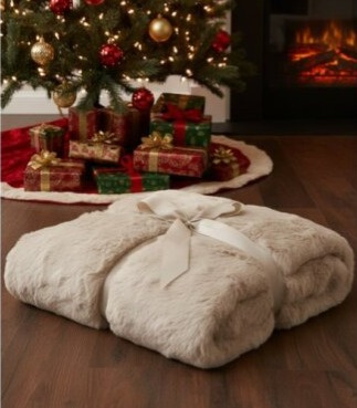 Luxusní přehoz Misty Beige, 140x220 cm