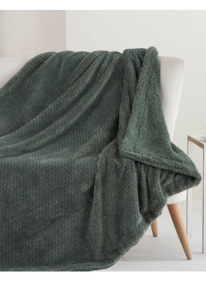 Pléd Delme Green, zelený, 130x170 cm