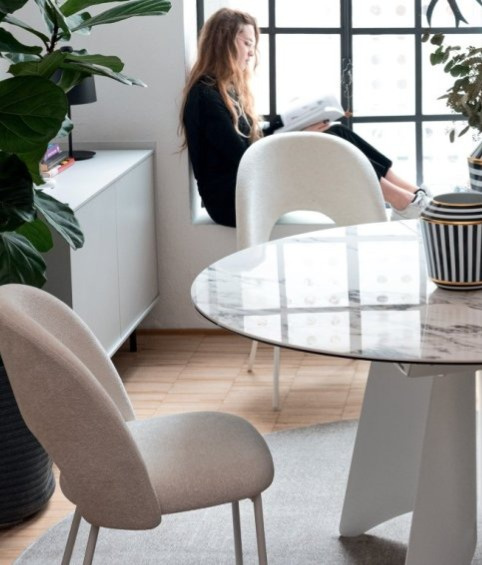 Kulatý stůl Orion, Ø140 cm, sklokeramika, CB4865-D 140