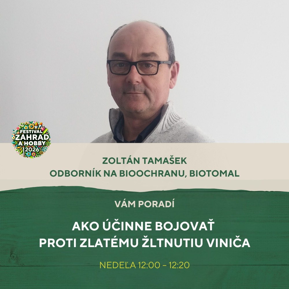 🌿 bioTomal bude na Festivale ZÁHRAD A HOBBY