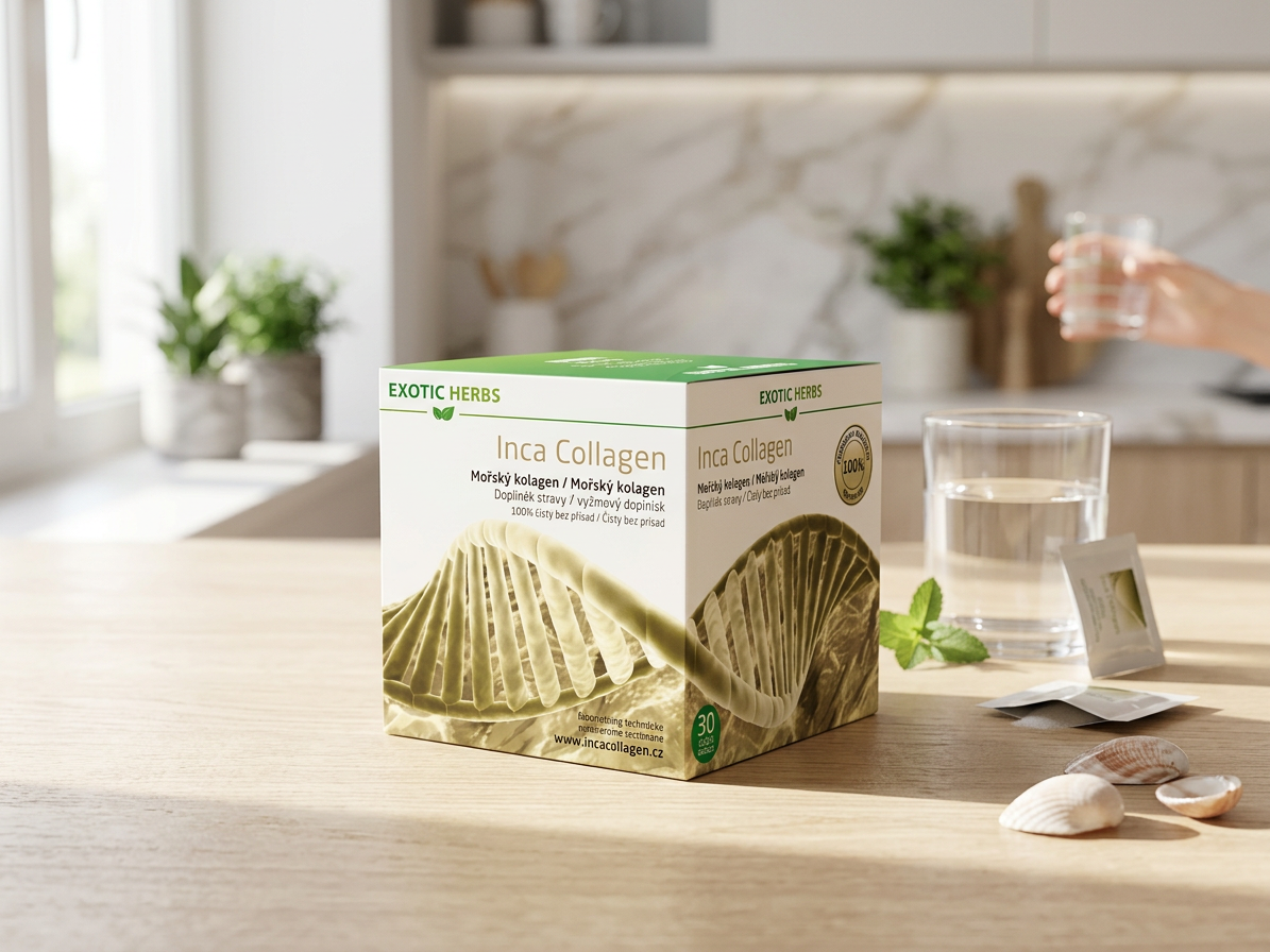 Inca Collagen hydrolyzovaný mořský kolagen v prášku 30x3000mg