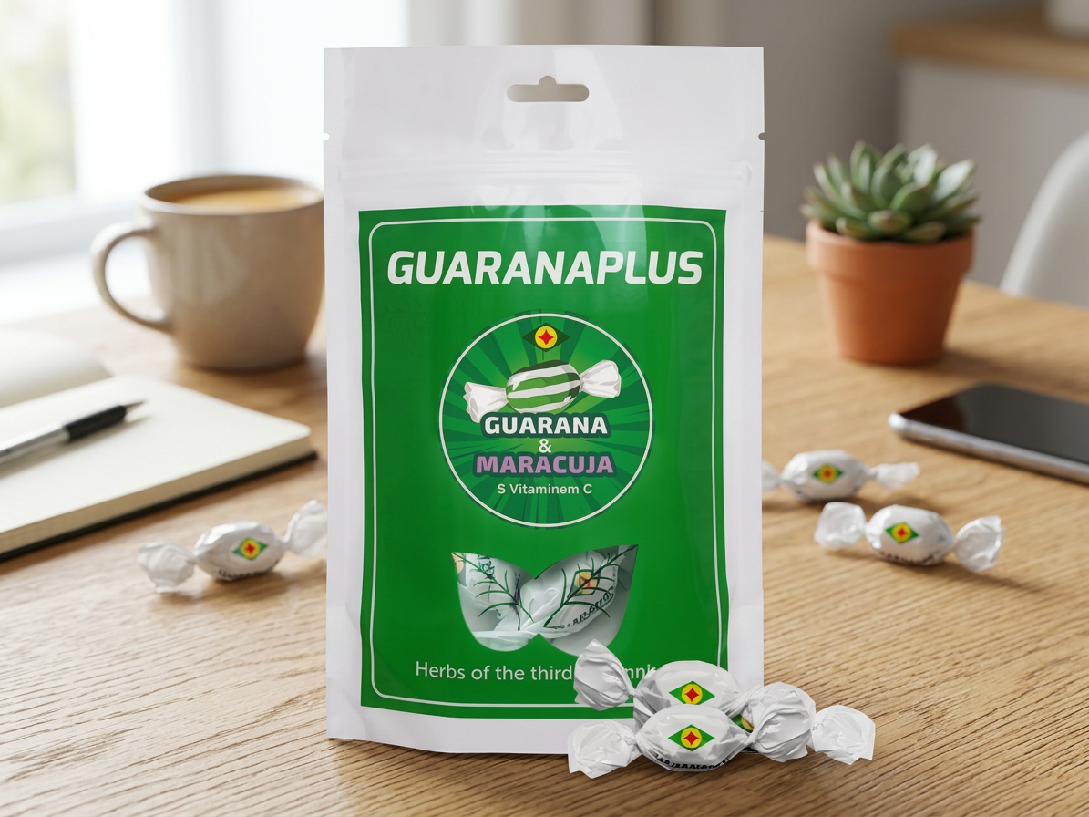 XL Balení Bonbony Guarana / Maracuja + Vitamin C