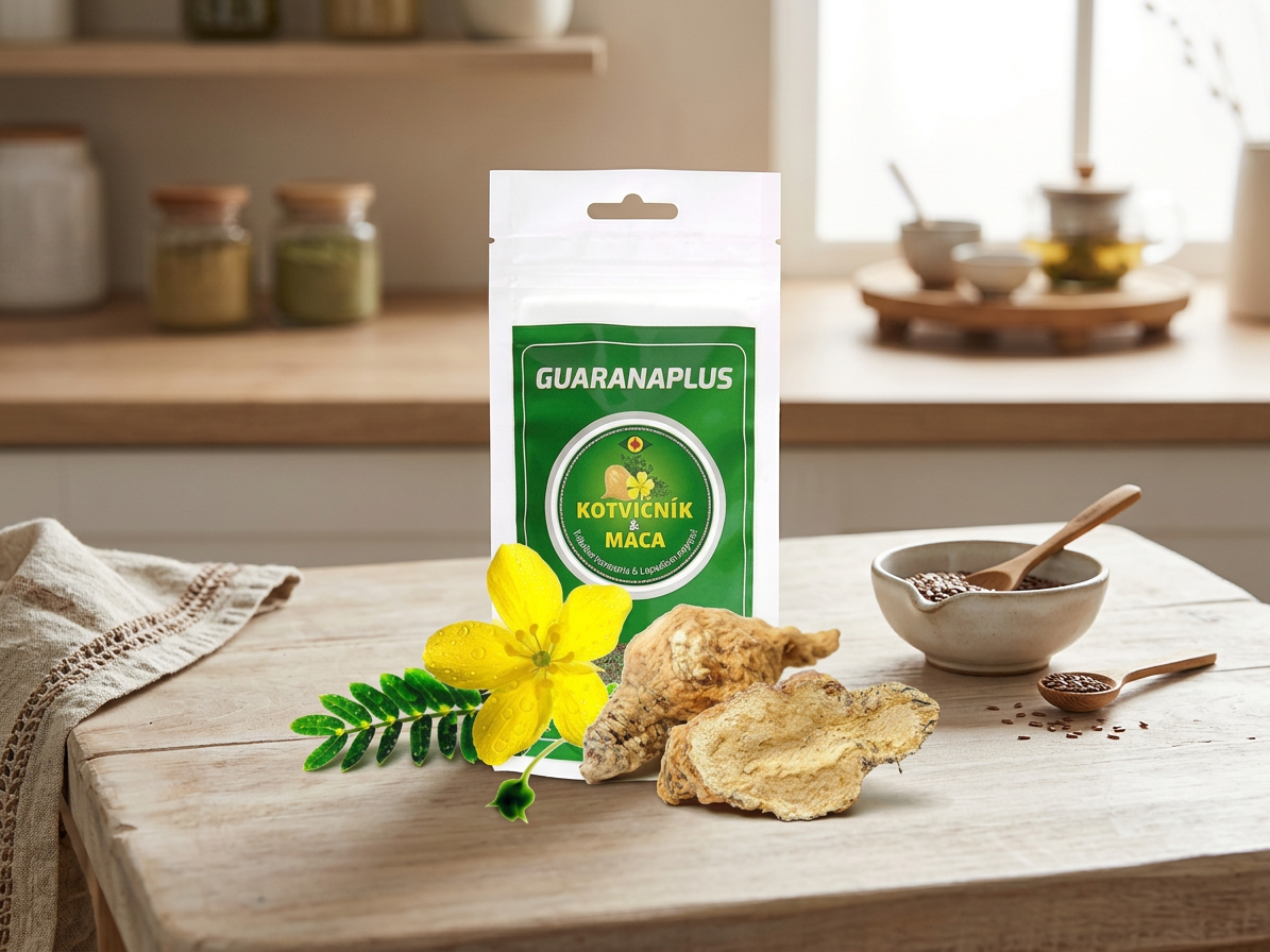 Kotvičník + Maca, 100 kapslí