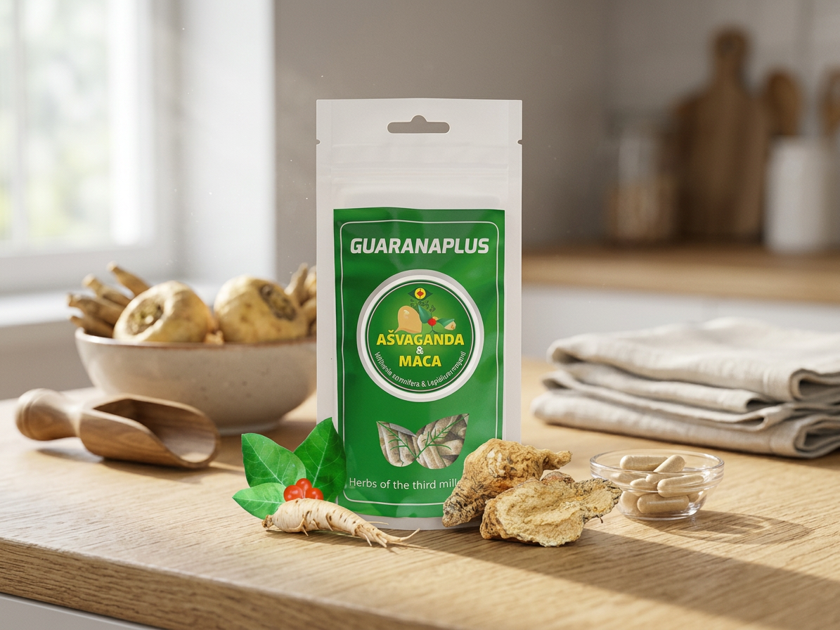 Ašvaganda + Maca,100 kapslí