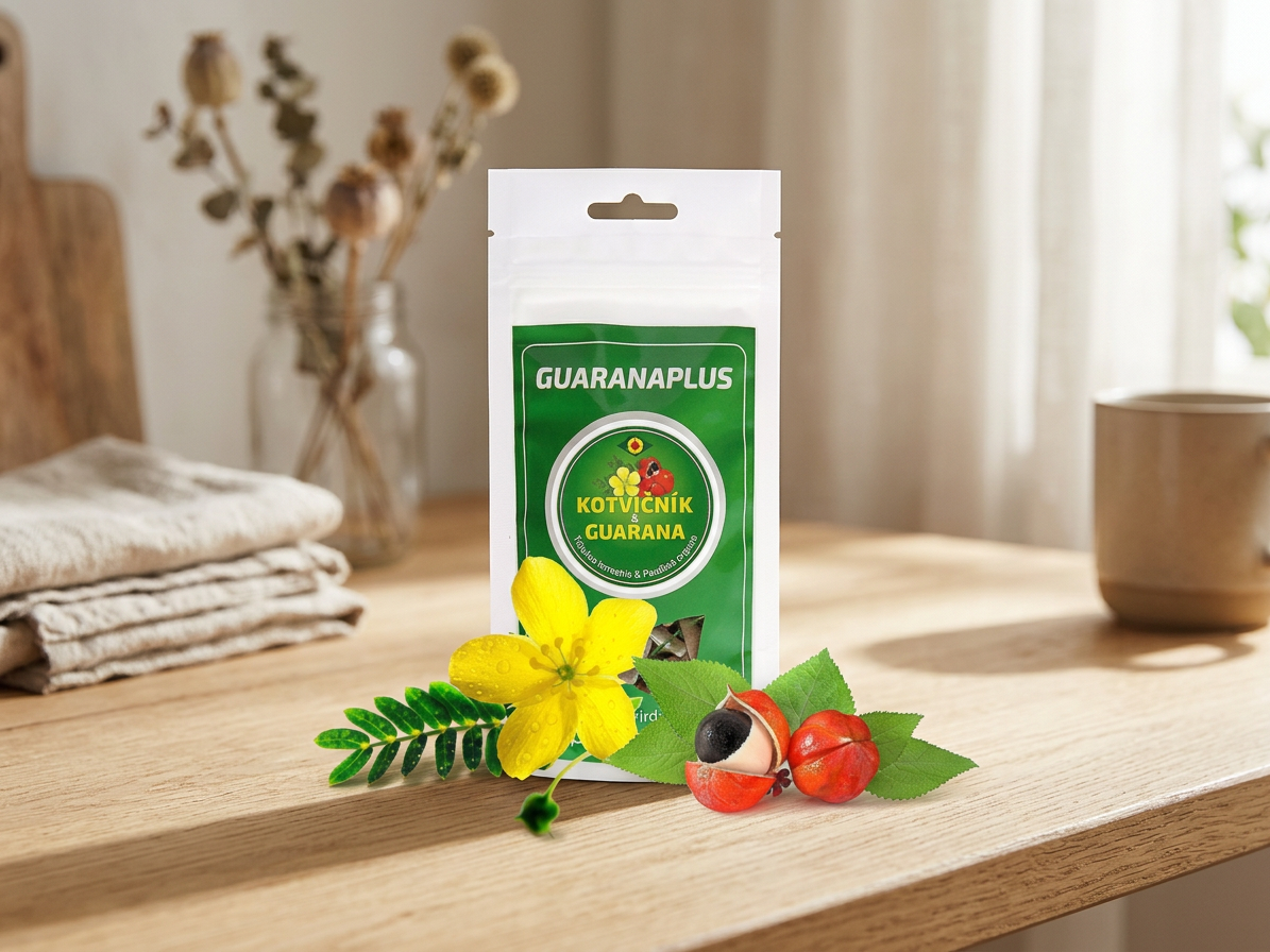 Kotvičník + Guarana, 100 kapslí