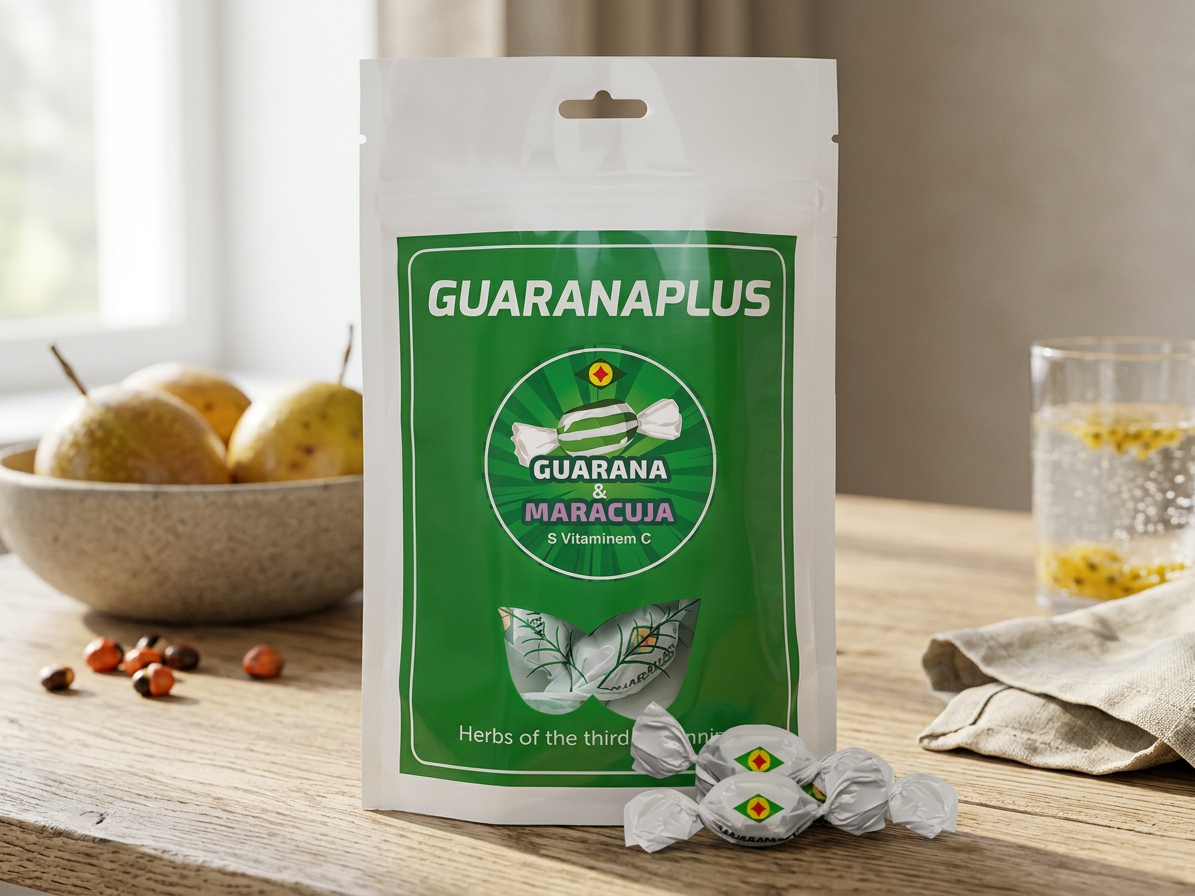XL Balení Bonbony Guarana / Maracuja + Vitamin C