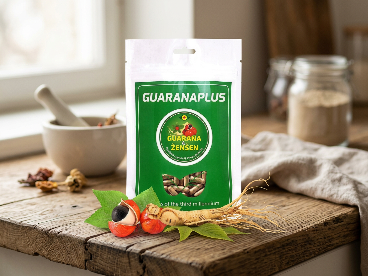 Guarana + Ženšen XL 400 kapslí