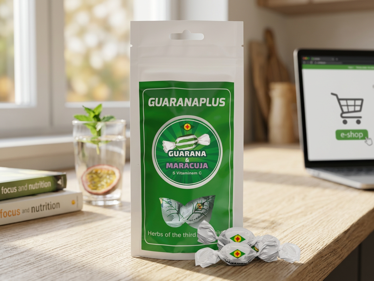 Bonbony Guarana / Maracuja + Vitamin C