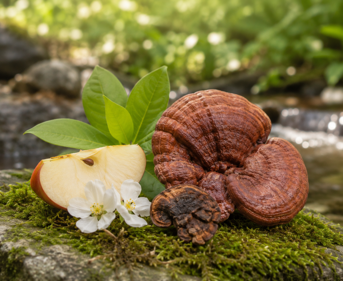 Bonbony Reishi / Jablko + Vitamin C
