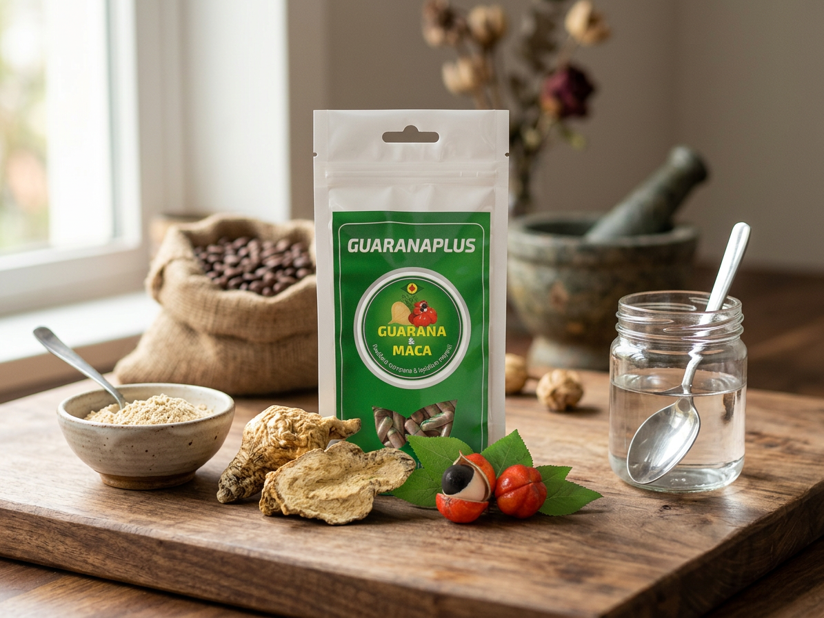 Guarana + Maca, 100 kapslí