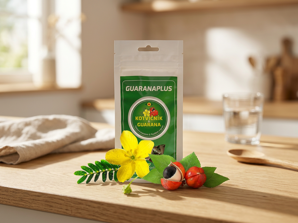 Kotvičník + Guarana, 100 kapslí