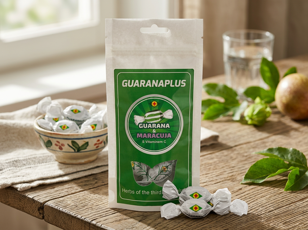 Bonbony Guarana / Maracuja + Vitamin C