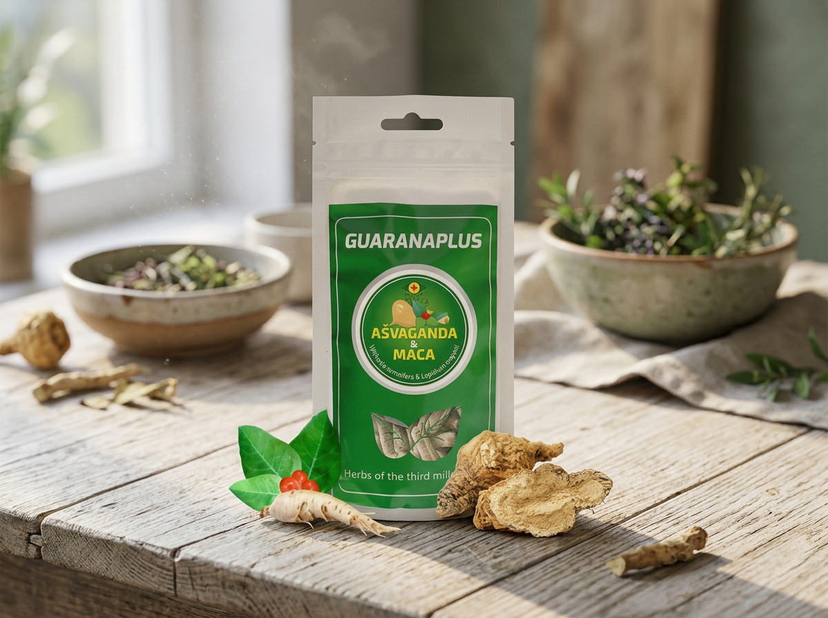 Ašvaganda + Maca,100 kapslí