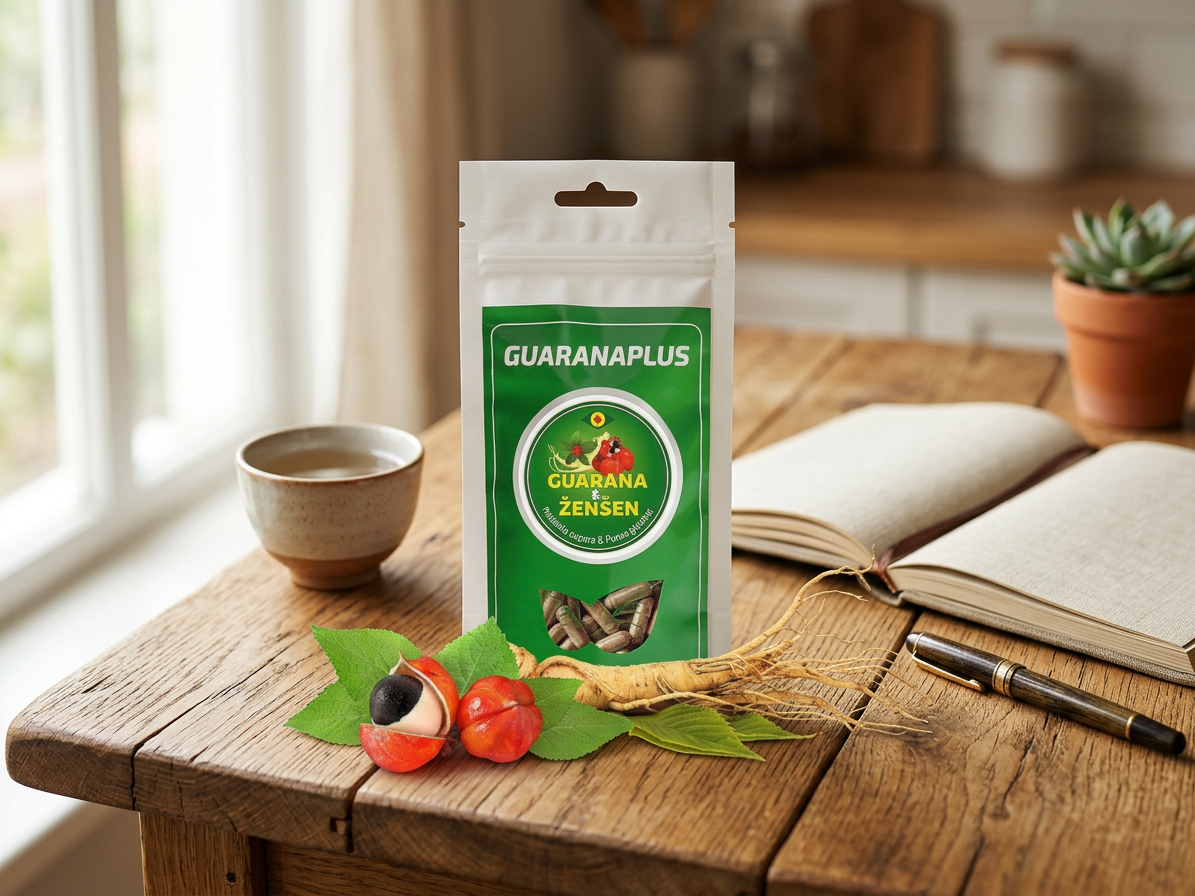 Guarana + Ženšen, 100 kapslí