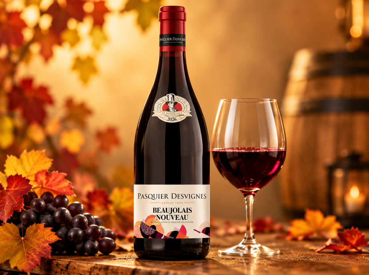 Beaujolais Nouveau 2026, Pasquier Desvignes, 0,75l PŘEDPRODEJ