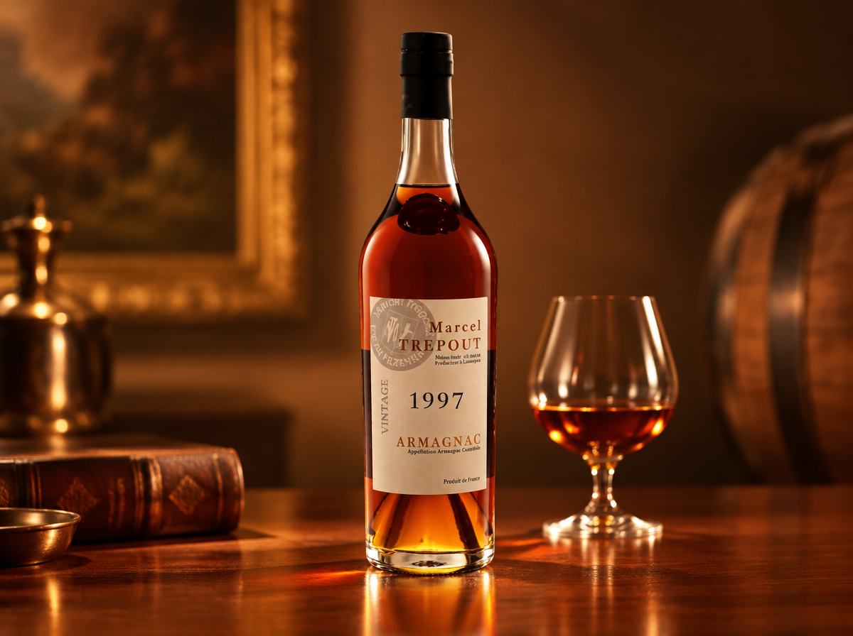 1997 Armagnac Vintage v dárkové krabičce, Marcel Trepout, 0,70l