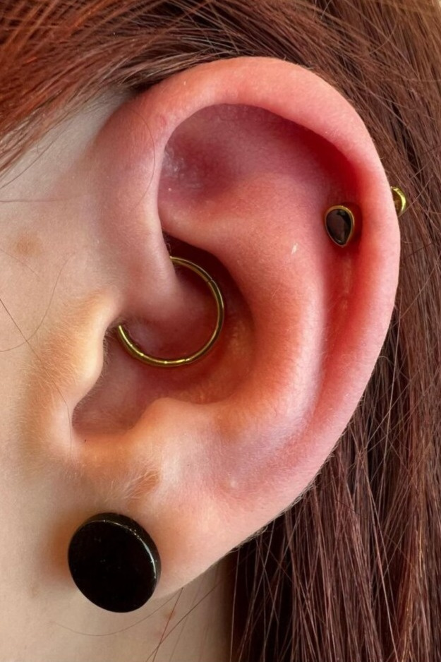 Titanový kroužek s otevíráním