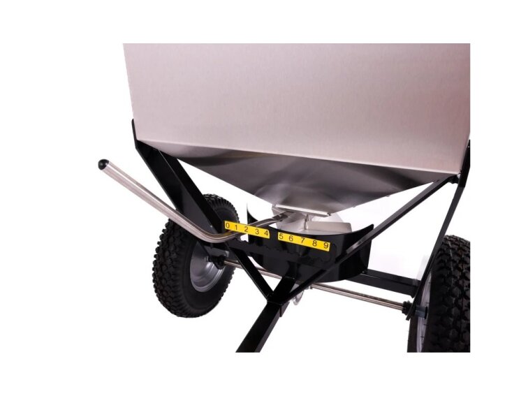 Rozmetadlo hnojiv a posypu tažené za malotraktor 200 l