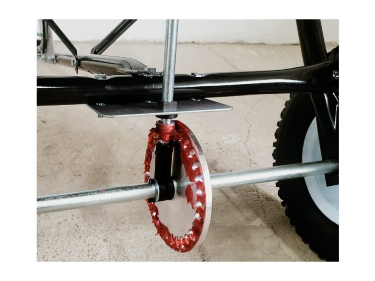 Tažené rozmetadlo za malotraktor 60 kg