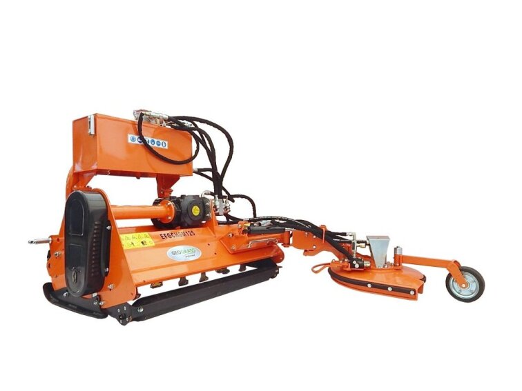 Mulčovač za traktor EFGCHSM 125 cm s podsekávačem ohradníků